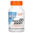 Doctor's Best, вітамін D3, 50 мкг (2000 МО), 180 капсул (DRB-00210)