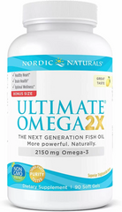Nordic Naturals, Ultimate Omega 2X, зі смаком лимона, 2150 мг, 90 м'яких пігулок (NOR-02153), фото