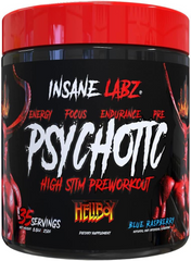 Insane Labz, Psychotic Hellboy, 35 порцій, Blue Raspberry, 250 г (INL-22884), фото