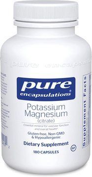 Калий и Магний (цитрат), Potassium Magnesium (citrate), Pure Encapsulations, 180 капсул (PE-00453), фото