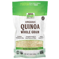 Кіноа органічна, Quinoa, Now Foods, 454 г, (NOW-06311), фото