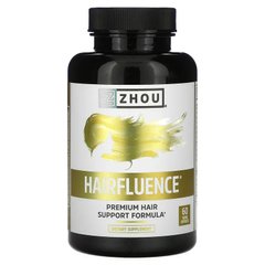 Zhou Nutrition, Hairfluence, премиум-формула роста волос, 60 вегетарианских капсул (ZHO-00614), фото