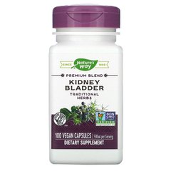 Підтримка нирок і сечового міхура, Kidney Bladder, Nature's Way, 465 мг, 100 капсул (NWY-00110), фото
