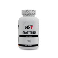 MST, L-триптофан, L-Tryptophan, 500 мг, 120 капсул (MST-16500), фото