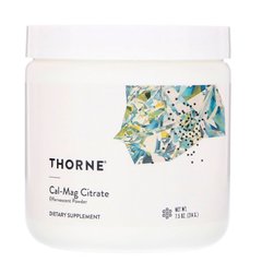 Thorne Research, Cal-Mag Citrate + витамин С, шипучий порошок, 500 мг/200 мг, 214 г (THR-22202), фото