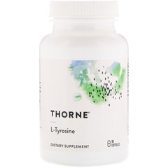 Thorne Research, L-тирозин, 500 мг, 90 капсул (THR-51403), фото