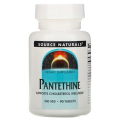 Source Naturals, пантетин, 300 мг, 90 таблеток (SNS-02066), фото