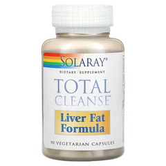 Solaray, Total Cleanse, склад для печінки, жир, 90 вегетаріанських капсул (SOR-94522), фото