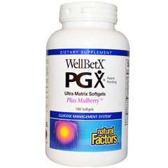 Вітаміни (WellBetX) і шовковиця, Natural Factors, 180 капсул (NFS-03526), фото