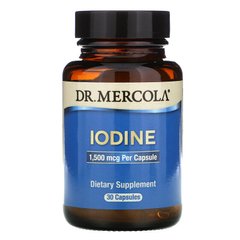 Йод, Iodine, Dr. Mercola, 1,5 мг, 30 капсул (MCL-01614), фото