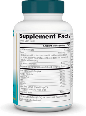 Витамин С-1000, Wellness, Source Naturals, 50 таблеток (SNS-01031), фото