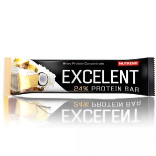 Nutrend, Батончик EXCELENT PROTEIN BAR, ананас + кокос, 85 г - (1x18) (103039), фото