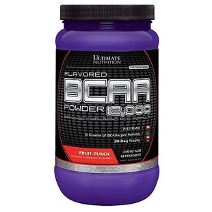 Ultimate Nutrition, BCAA, фруктовий пунш, порошок, 457 г (104675), фото