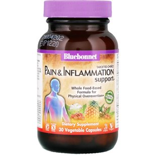 Комплекс против боли и воспалений в суставах, Pain & Inflammation Support, Targeted Choice, Bluebonnet Nutrition, 30 растительных капсул (BLB-02028), фото