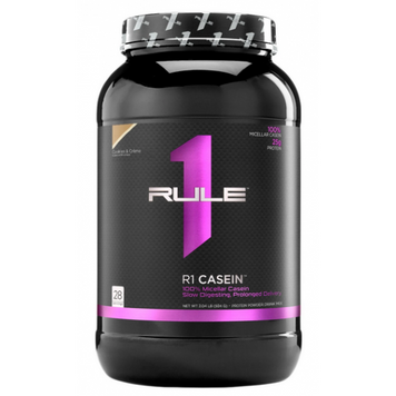 Rule 1, R1 Casein, протеїн повільного вивільнення, печиво+крем, 924 г (RUL-00498), фото