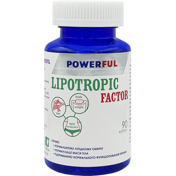 POWERFUL, Липотропный фактор, 90 капсул (KTZ-87279), фото