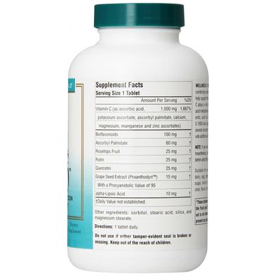 Витамин С-1000, Wellness, Source Naturals, 50 таблеток (SNS-01031), фото