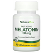 NaturesPlus, Мелатонин быстрого действия, 20 мг, 90 таблеток (NAP-47628), фото
