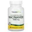 Nature's Plus, нікотинамід уповільненого вивільнення, 1000 мг, 90 таблеток (NAP-01930)