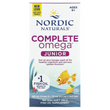 Nordic Naturals, Complete Omega, для детей от 6 до 12 лет, со вкусом лимона, 283 мг, 180 мини-капсул (NOR-02775)