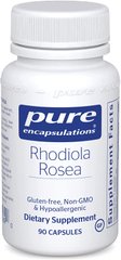 Родиола розовая, Rhodiola Rosea, Pure Encapsulations, 90 капсул (PE-00569), фото