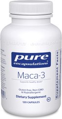 Мака-3, Maca-3, Pure Encapsulations, 120 капсул (PE-01055), фото