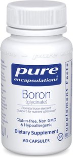 Бор Boron (glycinate), Pure Encapsulations, 60 caps, (PE-00036), фото