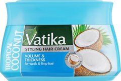 Крем для надання об'єму волоссю, Vatika Naturals Volume & Thickness, Dabur, 140 мл (DBR-70181), фото