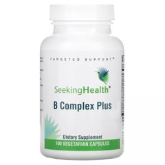 Seeking Health, B-Комплекс, B Complex Plus, 100 вегетаріанських капсул (SKH-52016), фото