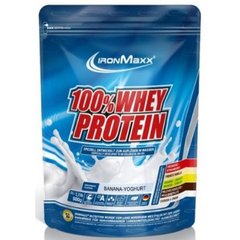 IronMaxx, 100% Whey Protein, банановый йогурт, 500 г (815507), фото