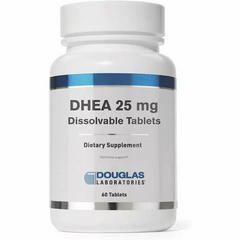 ДГЕА, мікронізований, DHEA, Douglas Laboratories, 25 мг, 60 таблеток (DOU-83050), фото