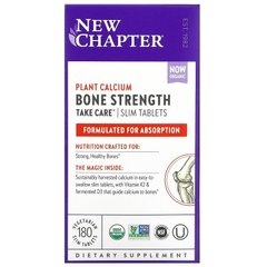 New Chapter, Bone Strength Take Care, добавка для укрепления костей, 180 маленьких растительных таблеток (NCR-00421), фото