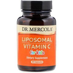 Dr. Mercola, липосомальный витамин C для детей, 30 капсул (MCL-03149), фото