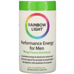 Rainbow Light, Performance Energy, мультивитамины для мужчин, 180 таблеток (RLT-10695), фото