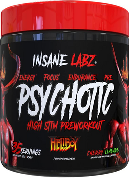 Insane Labz, Psychotic Hellboy, 35 порцій, Cherry Limeade, 256 г (INL-27449), фото