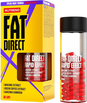 Nutrend, Fat Direct, Жиросжигатель, 60 капсул (NUT-86054), фото