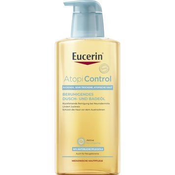 Очищувальна олія для тіла Eucerin AtopiControl для атопічної шкіри - 400 мл, фото