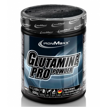 IronMaxx, Glutamine Pro Powder - 500 г (банка) (815467), фото