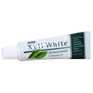 Зубна паста-гель NOW Foods Solutions XyliWhite&trade; | м&rsquo;ята - 28 г, фото
