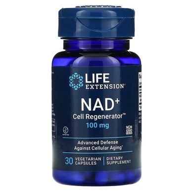 Life Extension, регенератор NAD та клітин, 100 мг, 30 вегетаріанських капсул (LEX-19043), фото