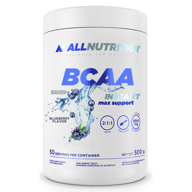 Allnutrition, BCAA Max Support Instant, чорниця, 500 г (ALL-73055), фото