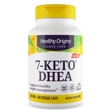 Healthy Origins, 7-Keto DHEA, Дегідроепіандростерон, 100 мг, 60 вегетаріанських капсул (HOG-72876), фото