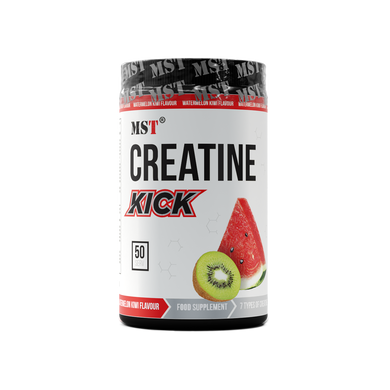 🍉🥝MST Nutrition, Креатин, Creatine Kick 7 in 1, (7 креатинов в 1), арбуз-киви, 500 г (MST-16189), фото
