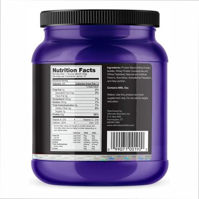 Ultimate Nutrition, Prostar Whey, зі смаком ванілі, 454 г (ULN-00190), фото