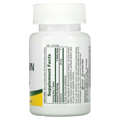NaturesPlus, Мелатонин быстрого действия, 20 мг, 90 таблеток (NAP-47628), фото