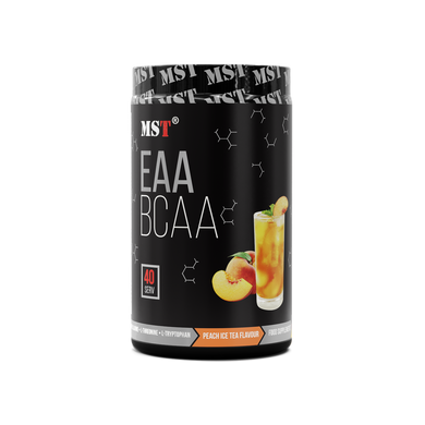 MST Nutrition, Комплекс BCAA & EAA Zero, персиковий чай з льодом, 520 г (MST-00388), фото