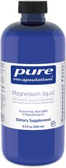 Pure Encapsulations, цитрат магнію у вигляді рідини, 215 мг, 240 мл (PE-11489), фото