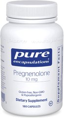 Прегненолон, Pregnenolone, Pure Encapsulations, 10 мг, 180 капсул (PE-00220), фото