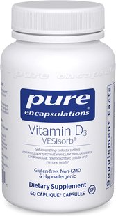 Витамин D3 VESIsorb, Vitamin D3 VESIsorb, Pure Encapsulations, 60 капсул (PE-01396), фото