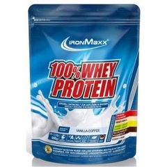 IronMaxx, 100% Whey Protein, ванільна кава, 500 г (815518), фото
